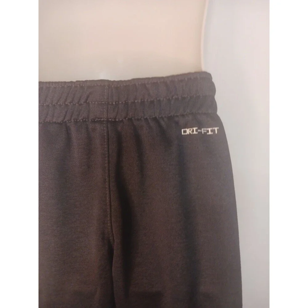 Nike Dri Fit Boys Pull On Athletic Pants Size 7 Black Heather